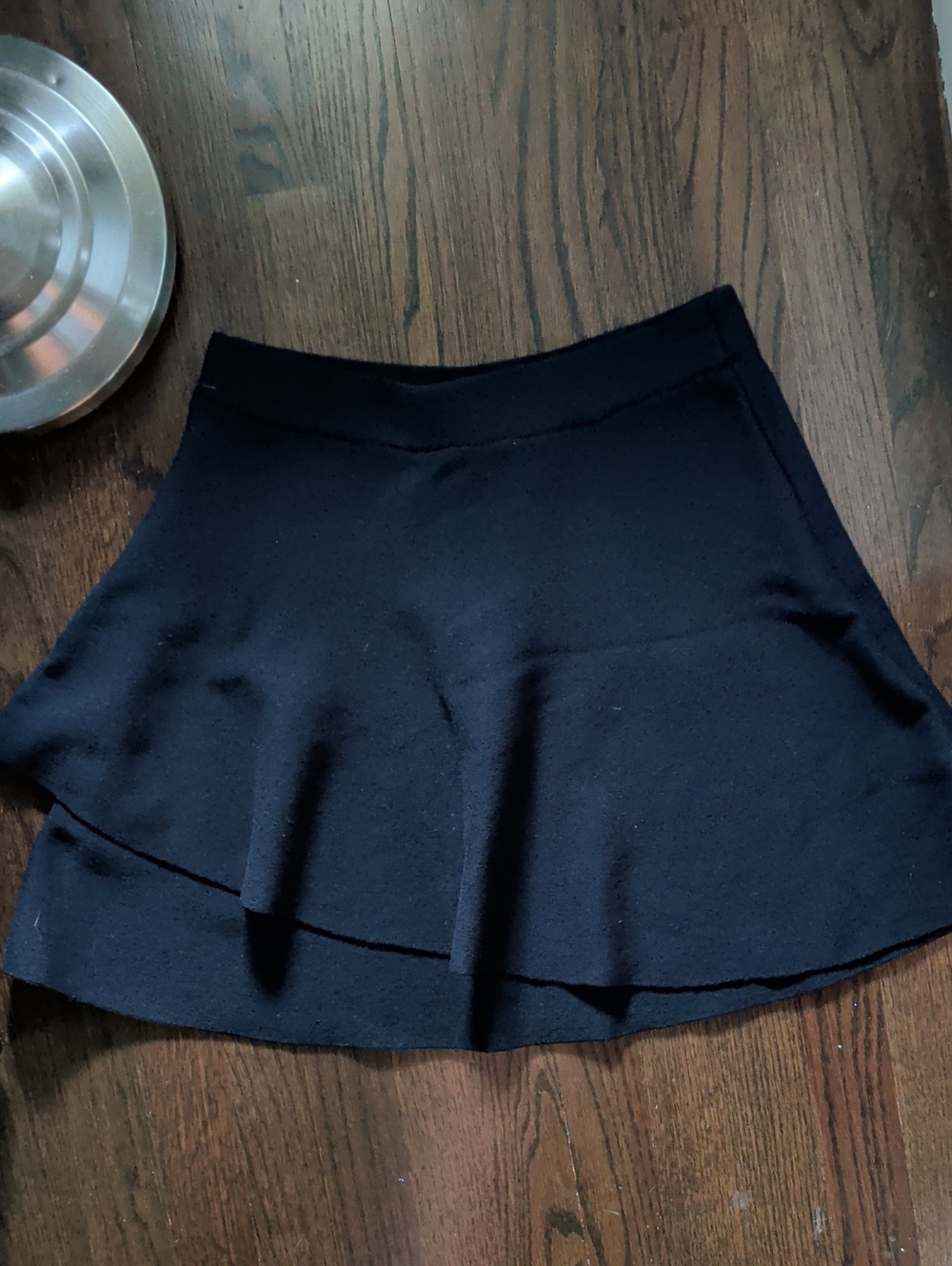 Zara Basic Tiered Skirt Large